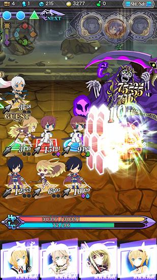 Gameplay of the Tales of link for Android phone or tablet.