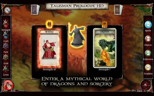 Gameplay of the Talisman: Prologue HD for Android phone or tablet.