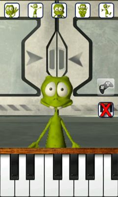 Gameplay of the Talking Alan Alien for Android phone or tablet.