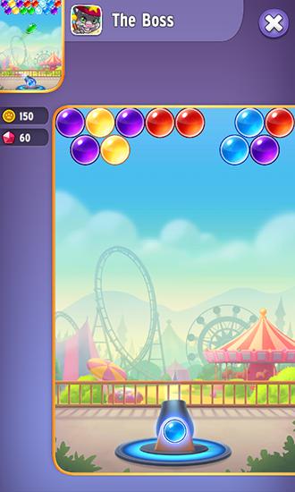 Gameplay of the Talking Tom's bubbles for Android phone or tablet.