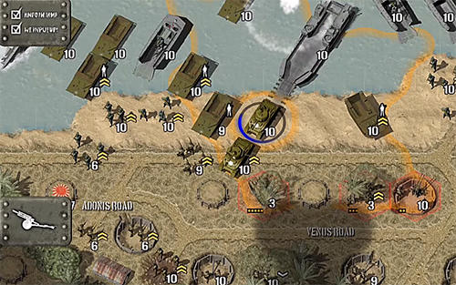Tank battle: Pacific - Android game screenshots.