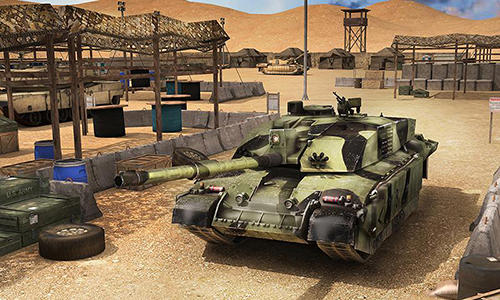 Tank future battle simulator - Android game screenshots.