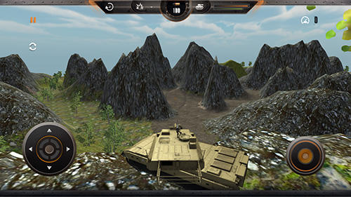 Tank simulator: Battlefront - Android game screenshots.