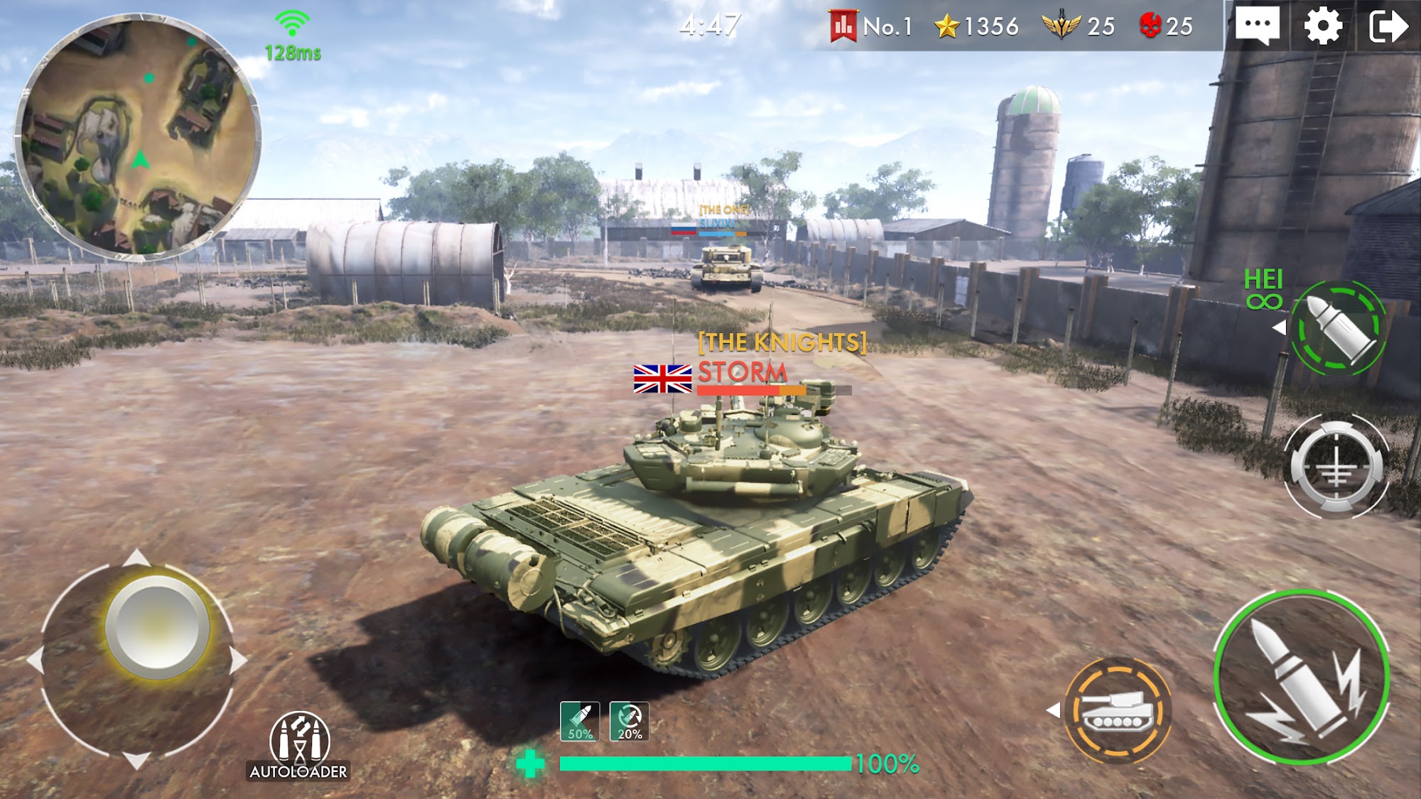 Tank Warfare: PvP Battle Game - Android game screenshots.
