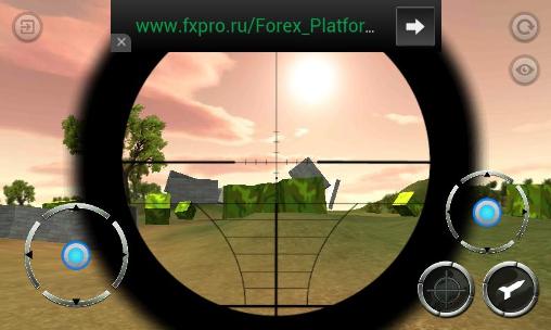 Gameplay of the Tank battle 3D. Tank war games for Android phone or tablet.