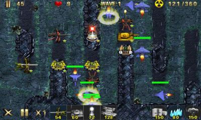 Gameplay of the Tank Defense for Android phone or tablet.
