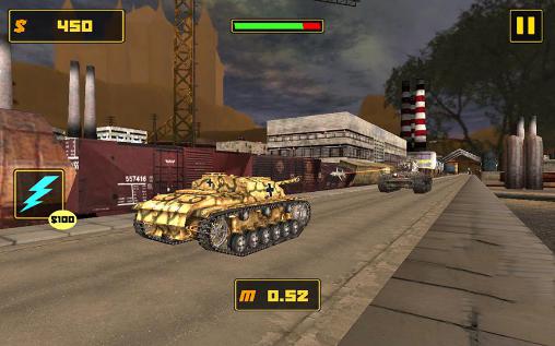 Gameplay of the Tank fighter league 3D for Android phone or tablet.