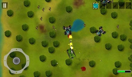 Gameplay of the Tank fighter: Missions for Android phone or tablet.