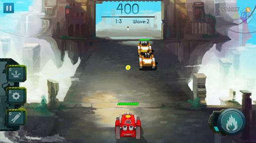 Gameplay of the Tank fortress for Android phone or tablet.