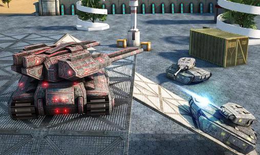 Gameplay of the Tank future force 2050 for Android phone or tablet.