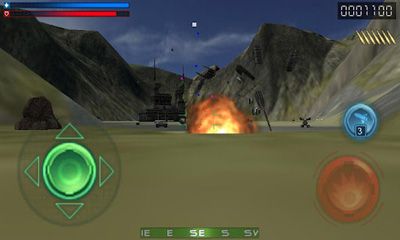 Gameplay of the Tank Recon 3D for Android phone or tablet.