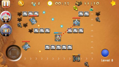 Gameplay of the Tank war: Battle city for Android phone or tablet.