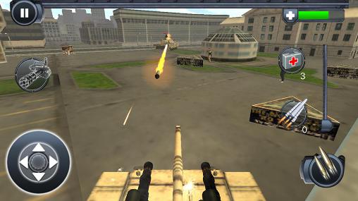 Gameplay of the Tank war: Revolution for Android phone or tablet.