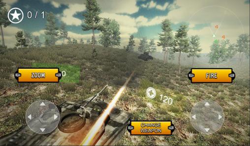 Gameplay of the Tank world alpha for Android phone or tablet.