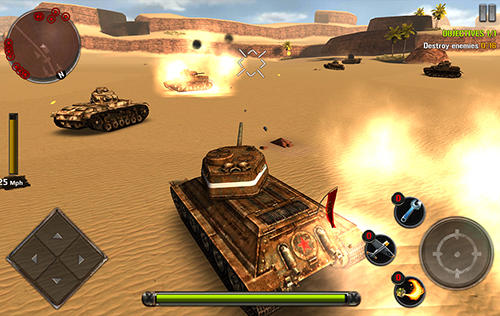 Tanks of battle: World war 2 - Android game screenshots.