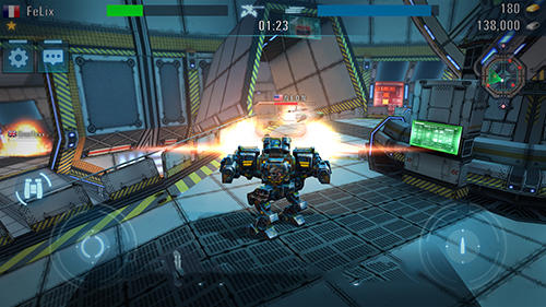 Tanks vs robots - Android game screenshots.