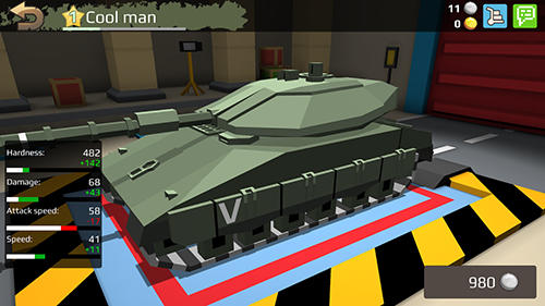 Gameplay of the Tanks.io for Android phone or tablet.