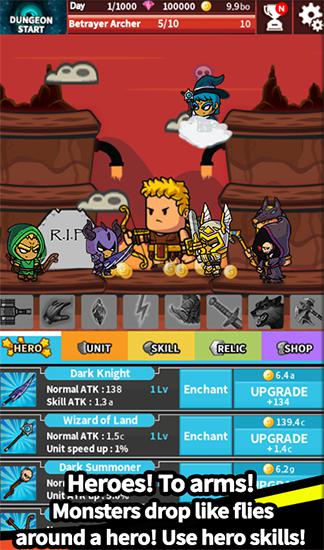 Gameplay of the Tap boss for Android phone or tablet.