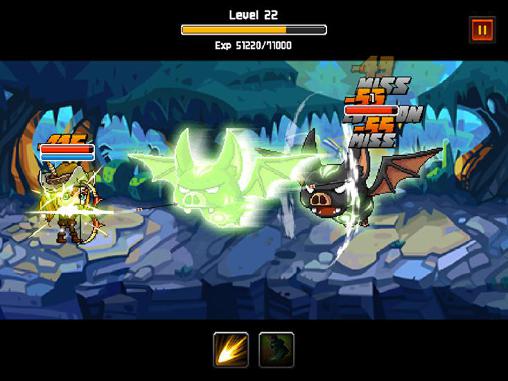 Gameplay of the Tap heroes RPG: Prelude for Android phone or tablet.