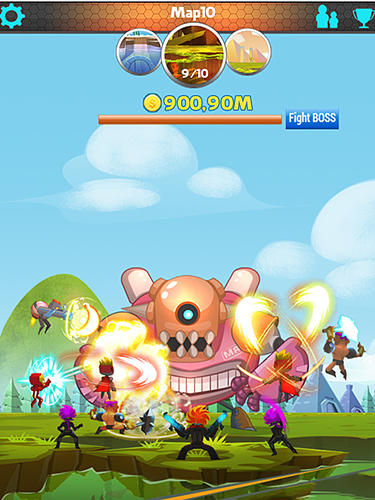 Gameplay of the Tap robo for Android phone or tablet.