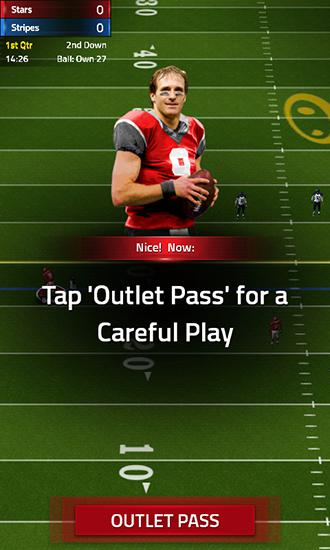 Gameplay of the Tap sports: Football for Android phone or tablet.