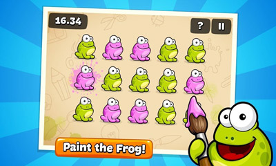 Gameplay of the Tap The Frog for Android phone or tablet.