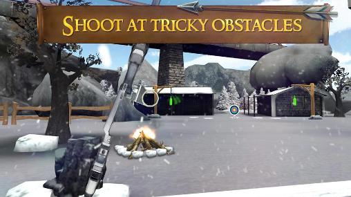 Gameplay of the Target: Archery games for Android phone or tablet.