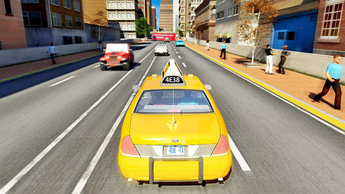 Taxi sim 2019 - Android game screenshots.