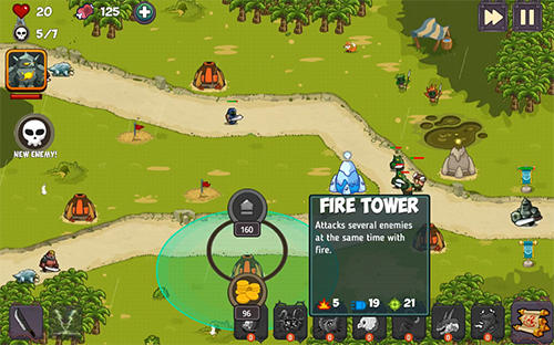 TD game fantasy tower defense - Android game screenshots.