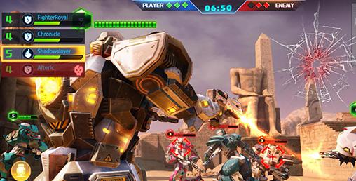 Gameplay of the Techno strike for Android phone or tablet.