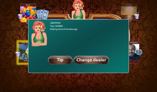 Gameplay of the Teen Patti: Indian poker for Android phone or tablet.