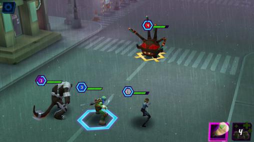 Gameplay of the Teenage mutant ninja turtles: Legends for Android phone or tablet.
