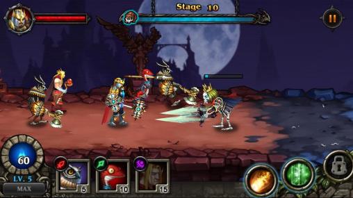 Gameplay of the Temple defense for Android phone or tablet.