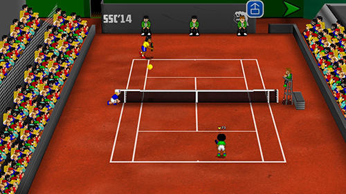 Tennis champs returns - Android game screenshots.