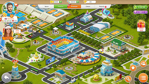 Tennis mania mobile - Android game screenshots.