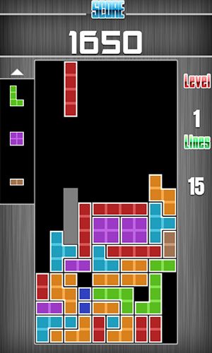 Gameplay of the Tetriz for Android phone or tablet.