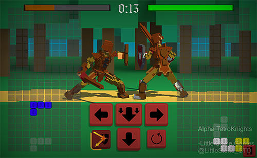 Tetroknights - Android game screenshots.