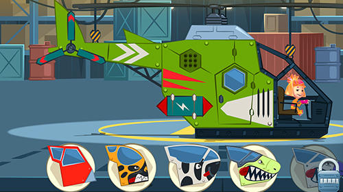 The fixies: The fixies helicopter masters. Fiksiki: Building games fix it free games for kids - Android game screenshots.