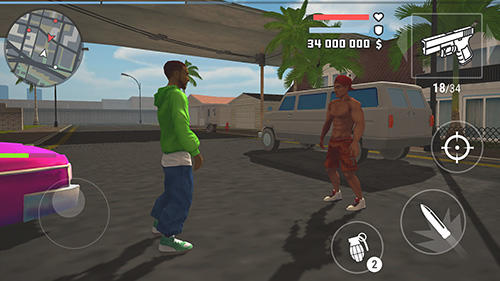 The grand wars: San Andreas - Android game screenshots.