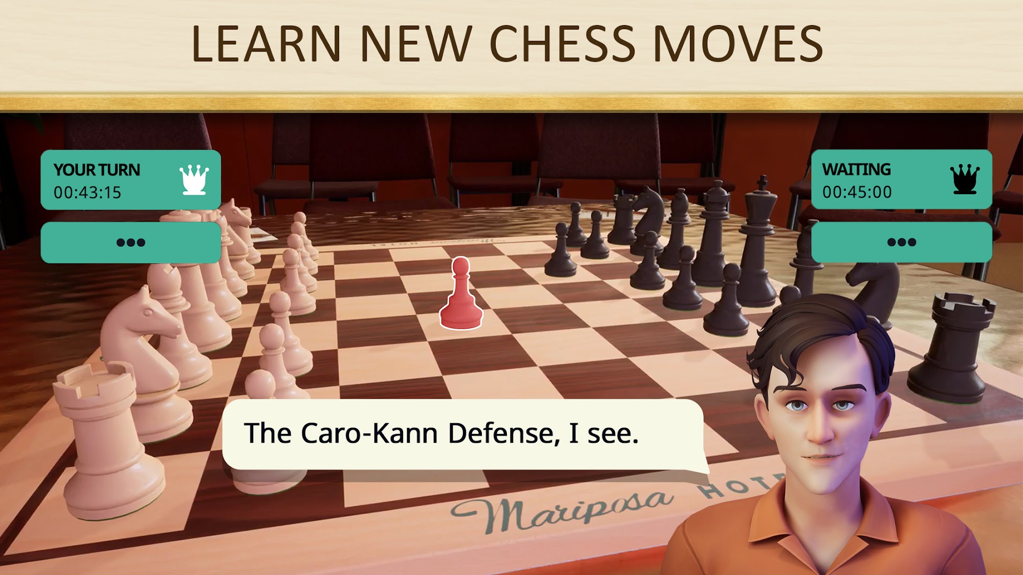 The Queen's Gambit Chess - Android game screenshots.