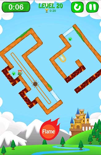 Gameplay of the The adventure of Skybender for Android phone or tablet.