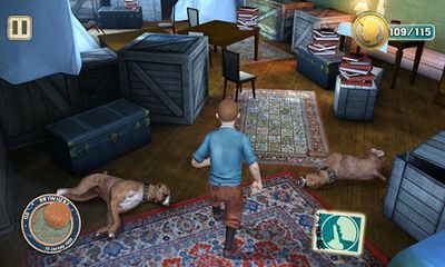 Gameplay of the The Adventures of Tintin for Android phone or tablet.