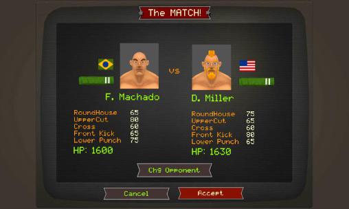 Gameplay of the The champions of thai boxing league for Android phone or tablet.