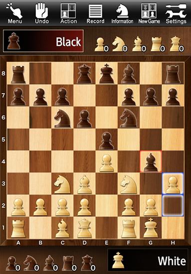Gameplay of the The chess: Crazy bishop for Android phone or tablet.
