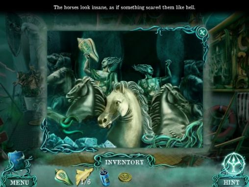 Gameplay of the The cursed ship for Android phone or tablet.
