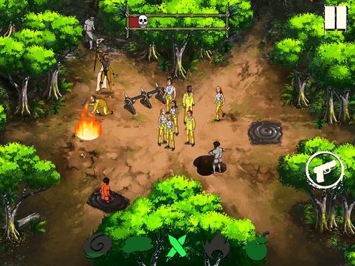 Gameplay of the The green inferno: Survival for Android phone or tablet.