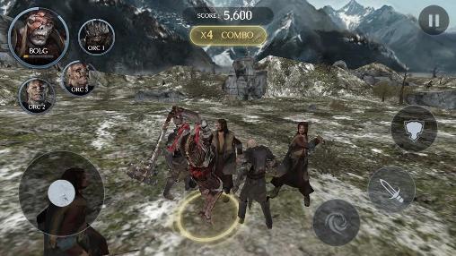 Gameplay of the The hobbit: The battle of the five armies. Fight for Middle-earth for Android phone or tablet.