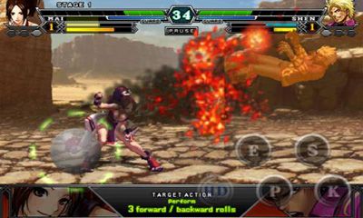 Gameplay of the The King of Fighters for Android phone or tablet.