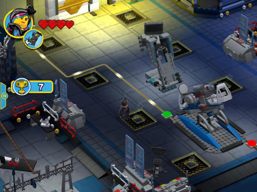 Gameplay of the The LEGO movie: Videogame for Android phone or tablet.