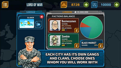Gameplay of the The lord of war for Android phone or tablet.